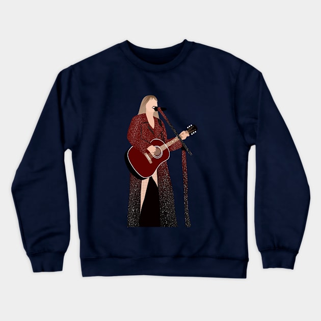 The eras tour red outfit Crewneck Sweatshirt by FunartsbyM